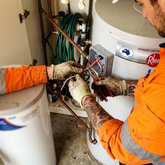 Hot water system wiring Central Coast