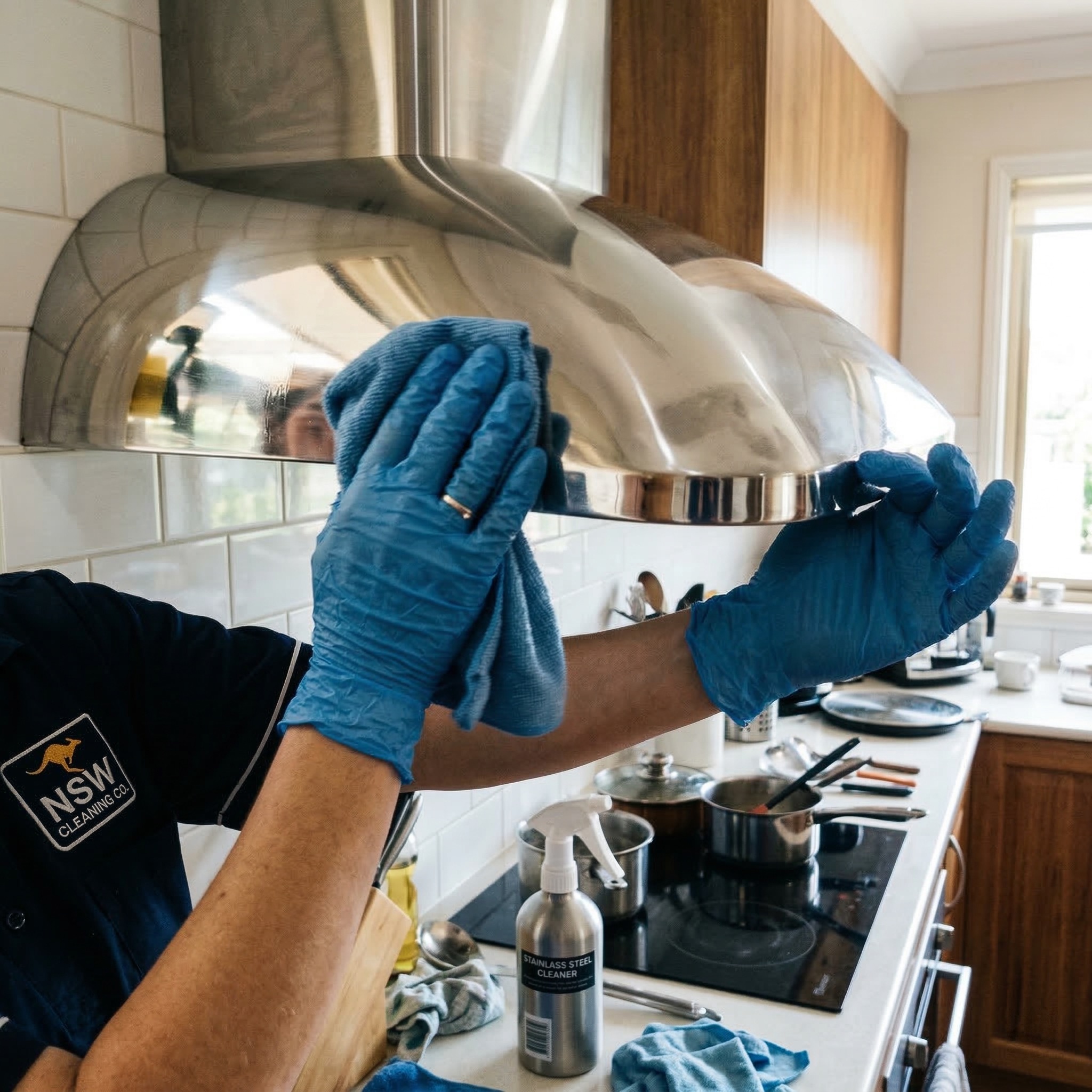 Oven and kitchen deep clean